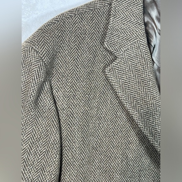 NWT NOS Polo Ralph Lauren XL Made in Italy Harris Tweed 100% Wool Sports Coat - Picture 7 of 15